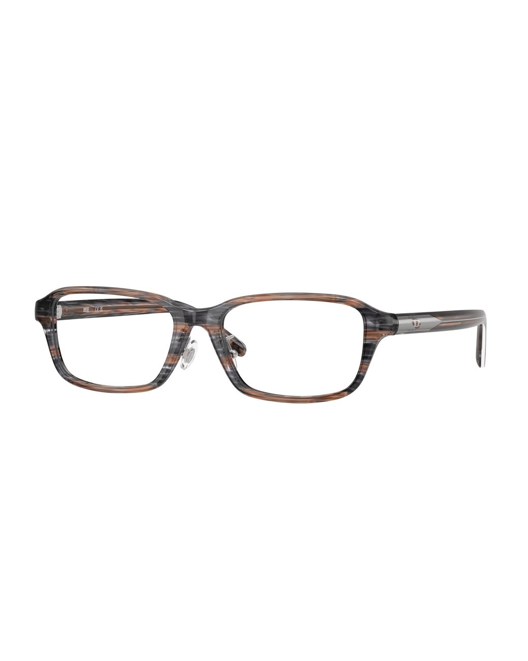 DIESEL Black Dl4020D 2039 Optical Frames Acetate Transparent Round Normal