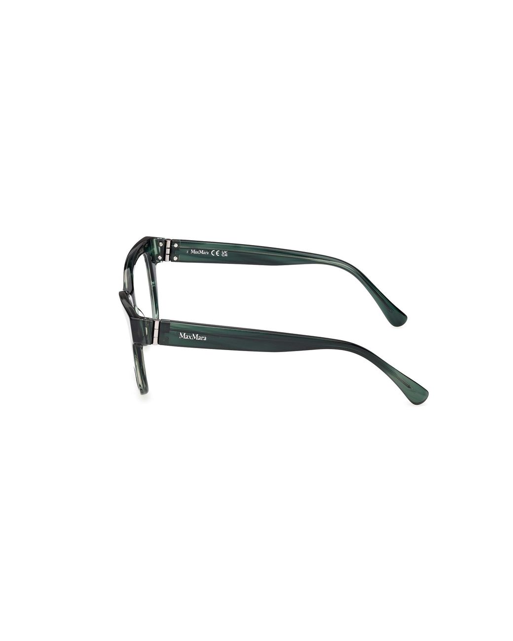 Max Mara Black Mm5206 098 Optical Frames Acetate Squared Normal