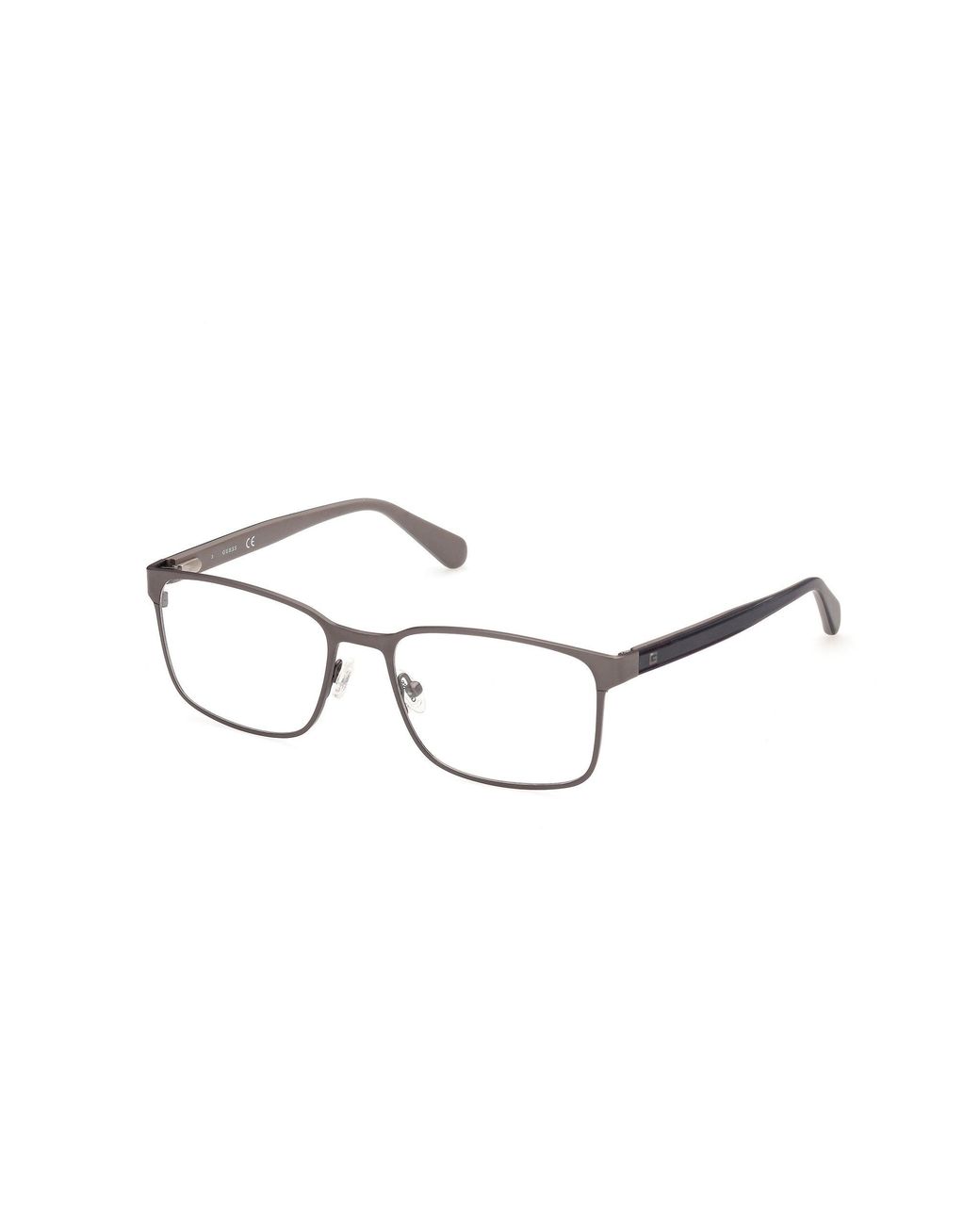 Guess Black Gu50045 87 Optical Frames Metal Squared Normal for men