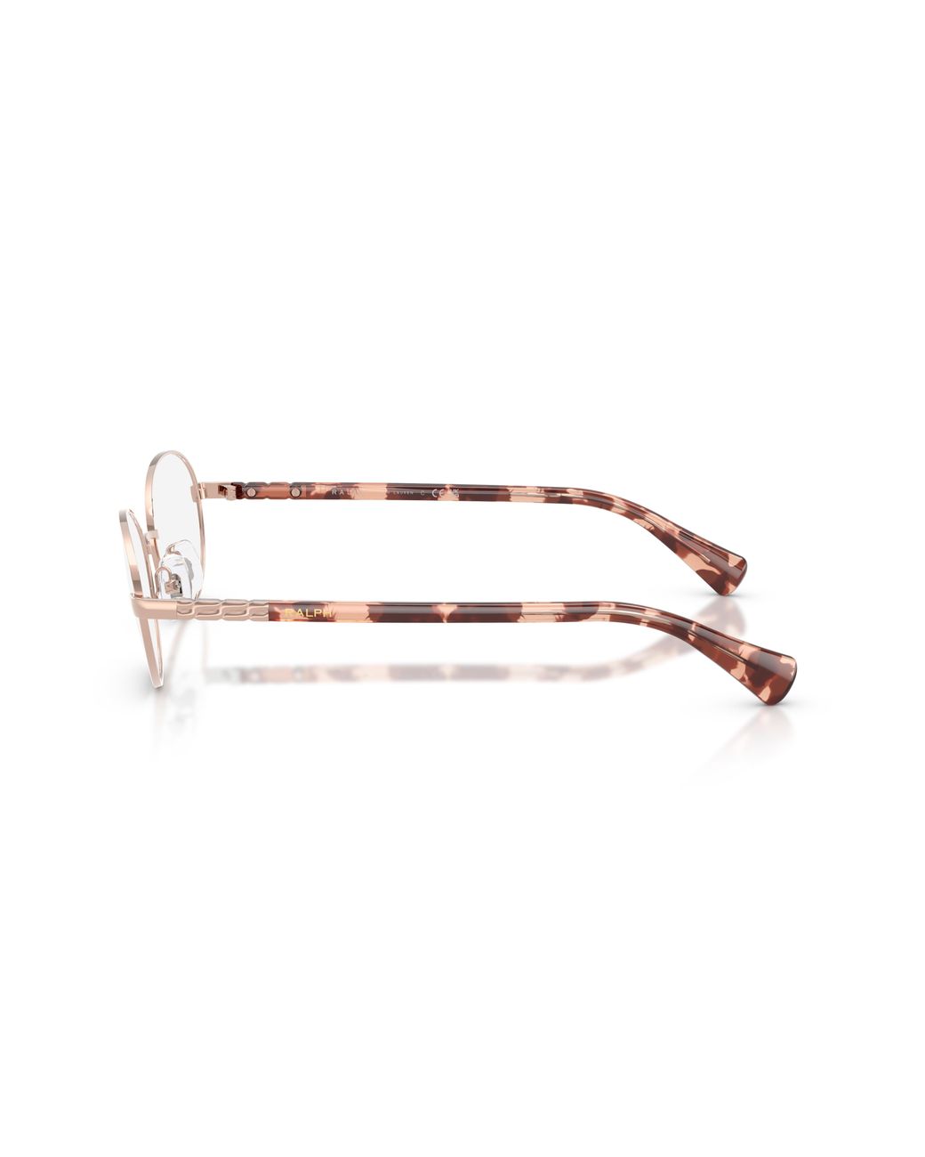 Ralph Lauren Black Ra6066 9427 Optical Frames Metal Transparent Round Normal