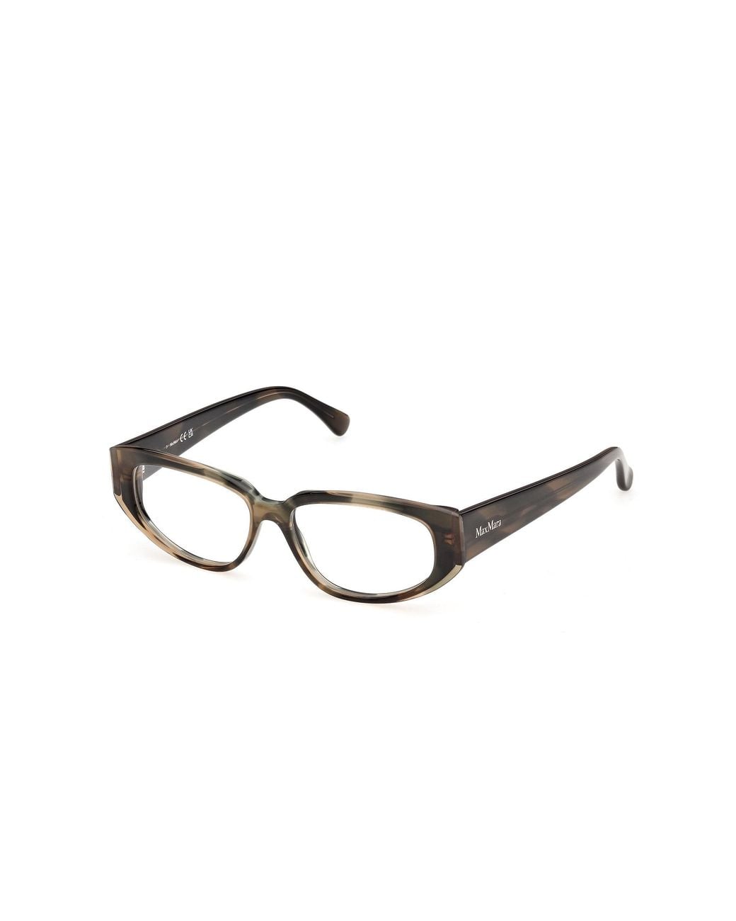 Max Mara Black Mm5258 55 Optical Frames Acetate Geometric Normal