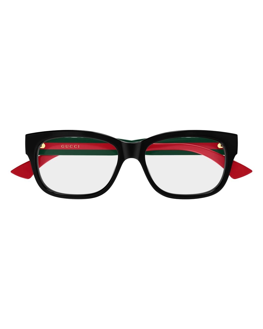 Gucci Black Gg0278On Striped Leg Frames
