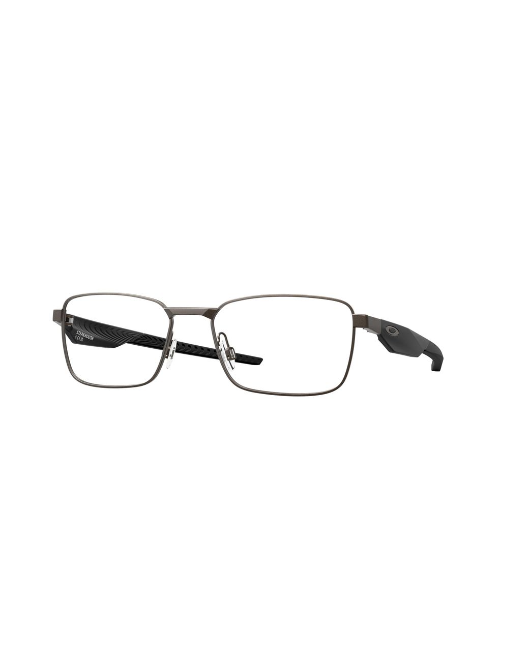 Oakley Black Ox3140 Steakhouse 314003 Optical Frames Metal Transparent Squared Normal
