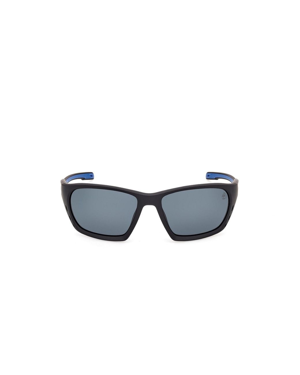 Timberland Black Tb00092 02D Sunglasses Injected Smoke Squared Polarized for men