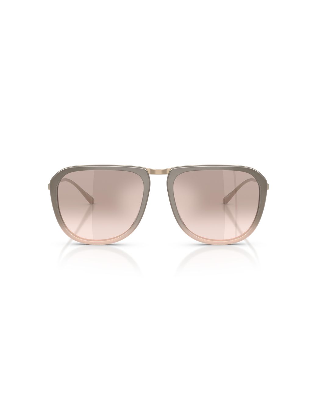 Oliver Peoples Black Ov1387St Model 2 18318Z Sunglasses Titanium Squared Mirror Nuanced