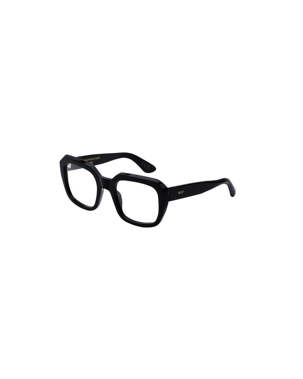 Retrosuperfuture Black Tnd Numero 125 Optical Frames Acetate Squared