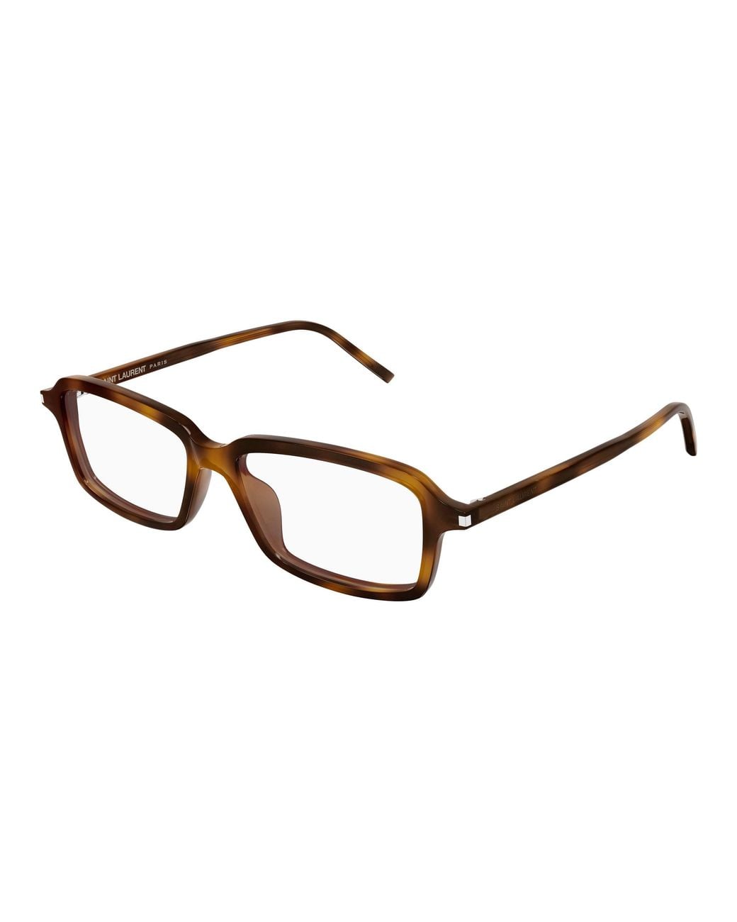 Saint Laurent Black Sl 938 Opt 008 Optical Frames Acetate Transparent Squared for men