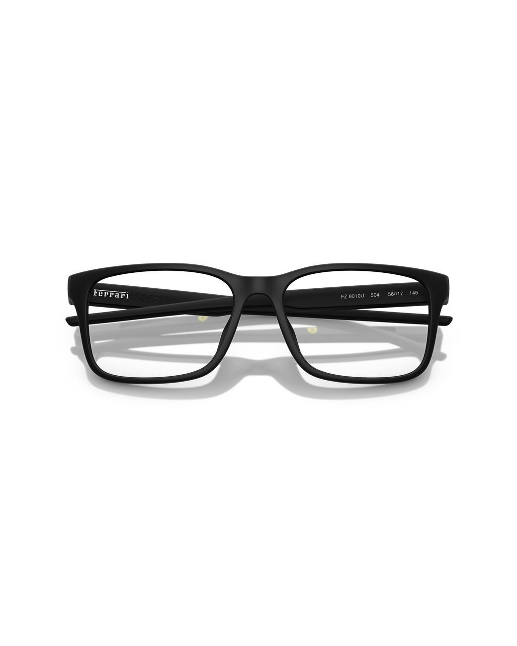 FERRARI SCUDERIA Black Fz8010U 504 Optical Frames Injected Squared Normal for men