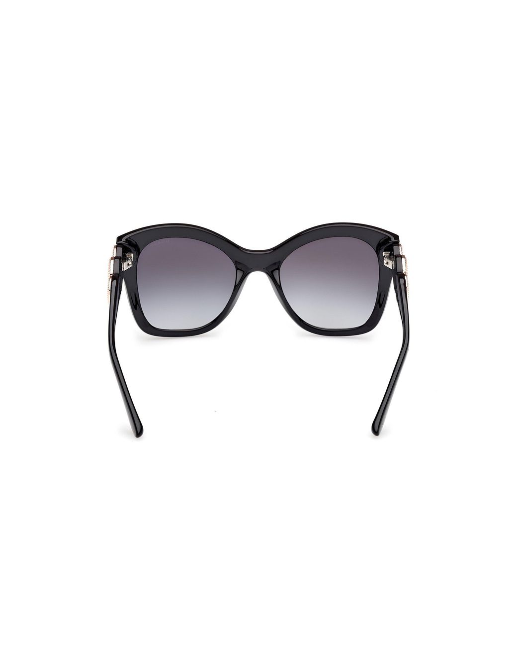 Guess Black Gu00197 01B Sunglasses Injected Smoke Butterfly Normal