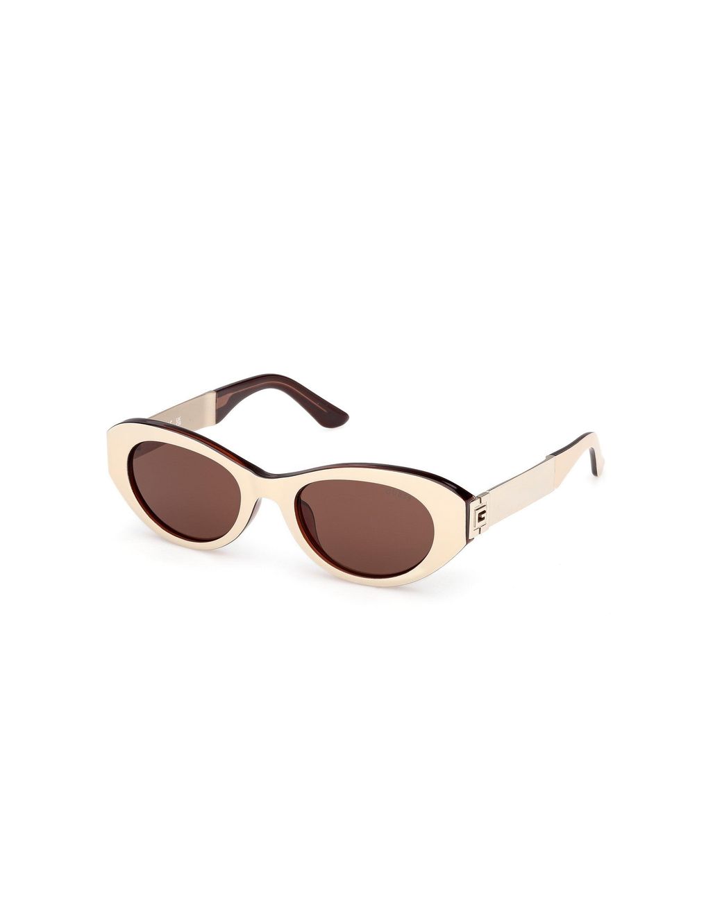 Guess Black Gu00261-H 25E Sunglasses Injected Round Normal