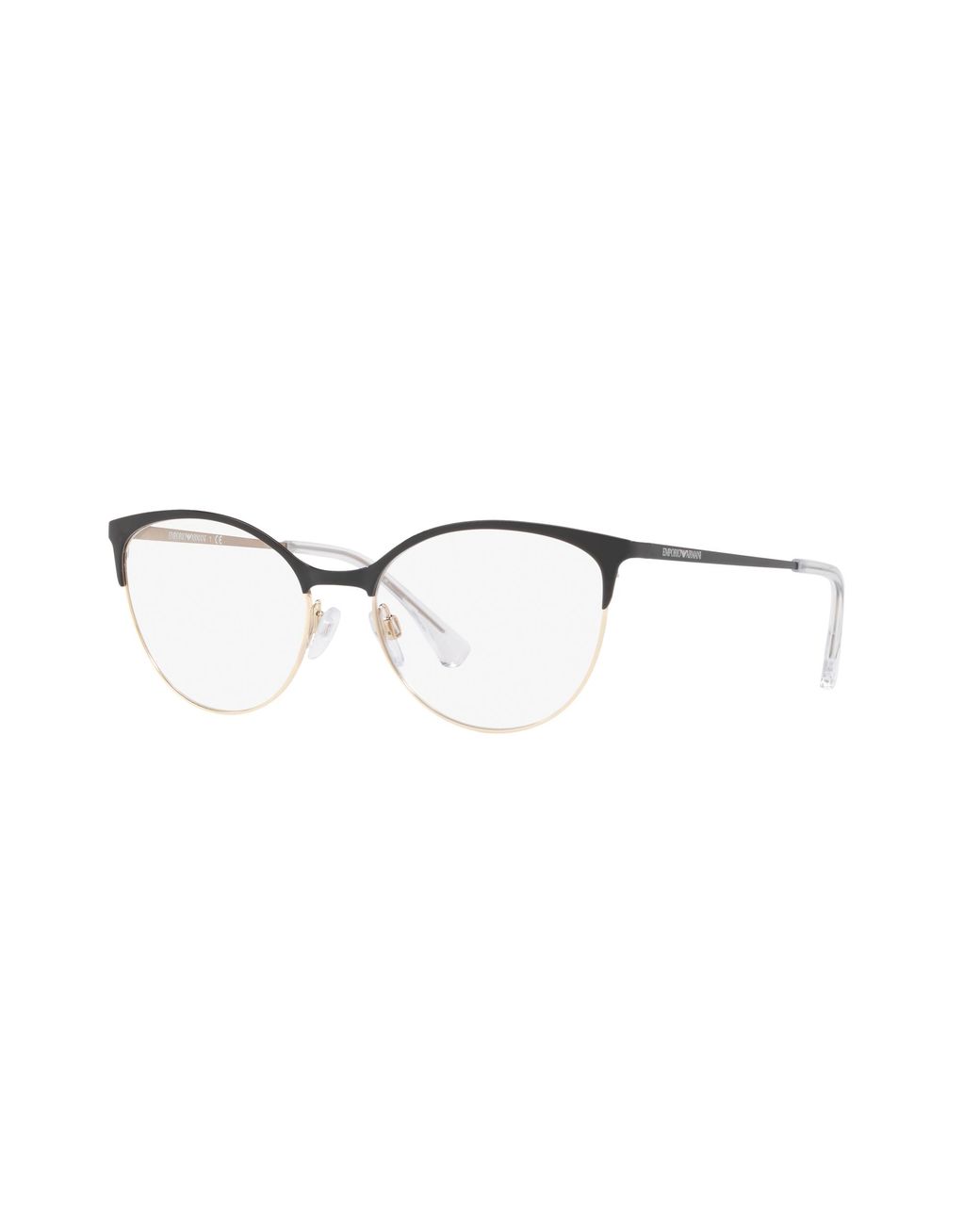 Emporio Armani Black Ea1087 3014 Optical Frames Metal Cat Eye Normal