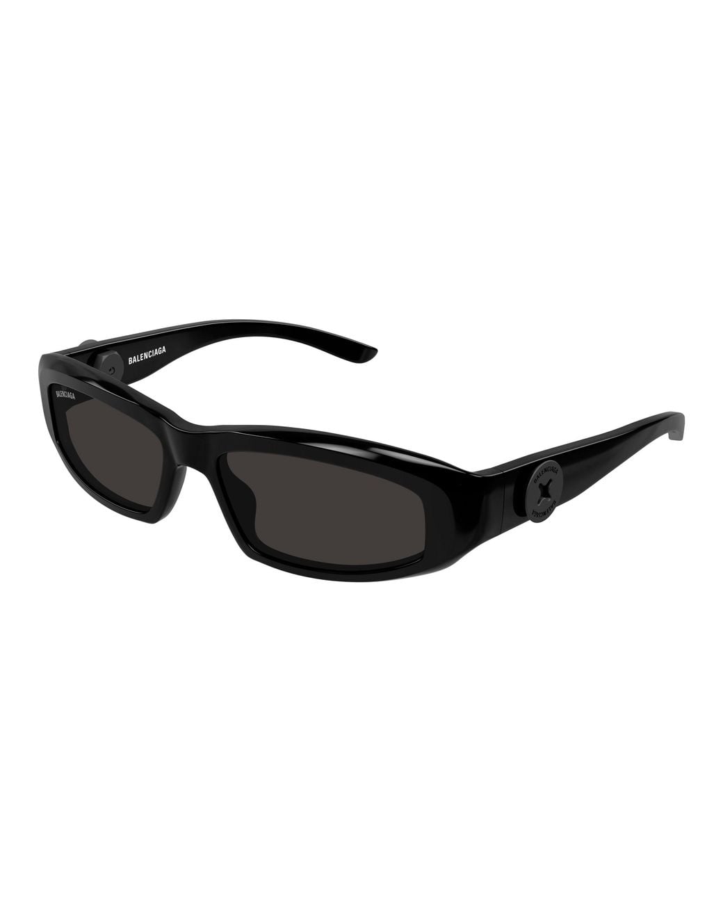 Balenciaga Black Bb0408S 001 Sunglasses Acetate Squared for men