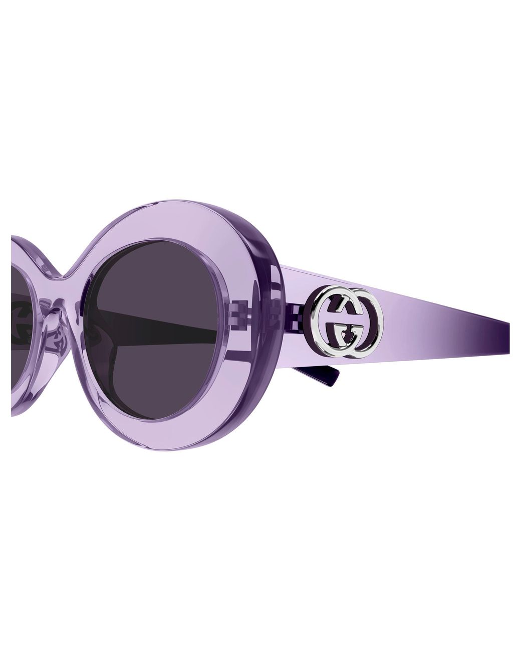 Gucci Black Gg2026S 003 Sunglasses Injected Round