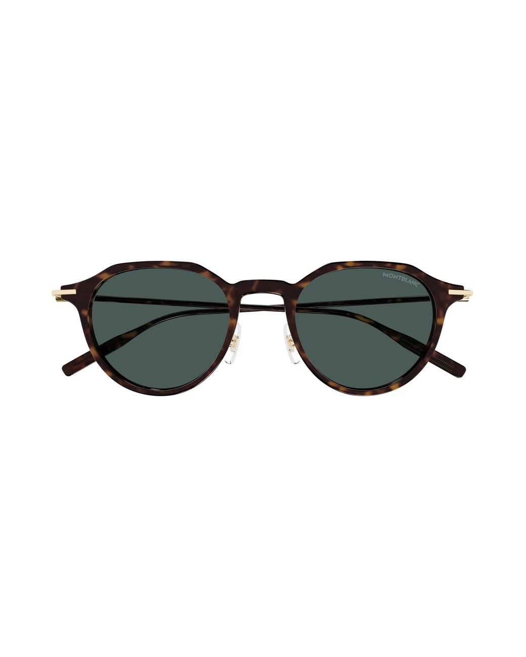 Montblanc Black Mb0355S 002 Sunglasses Injected Round for men