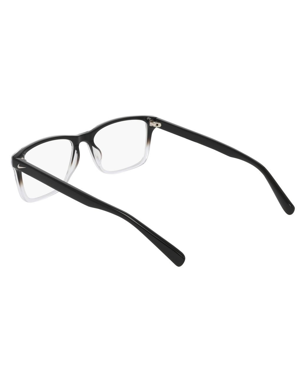 Nike Black 1000Y 010 Optical Frames Acetate Squared Normal