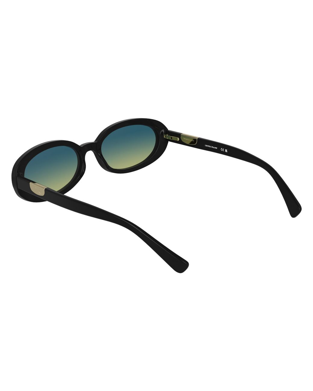 Longchamp Black Lo795S 001 Sunglasses Acetate Light Round Normal Nuanced