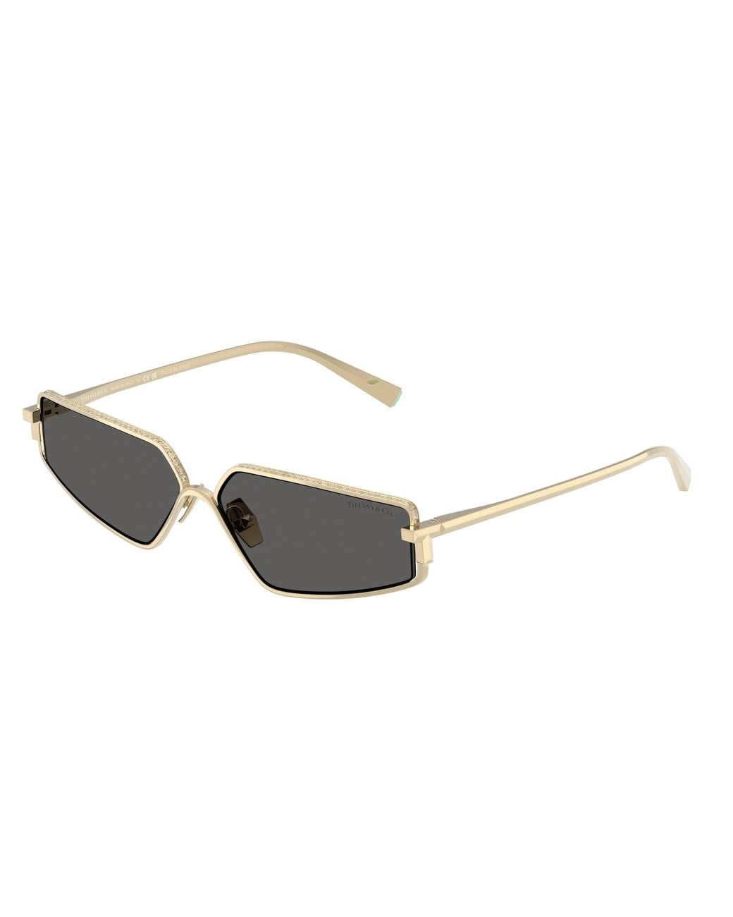 Tiffany & Co Black Tf3113Kb 6220S4 Sunglasses Metal Geometric Normal