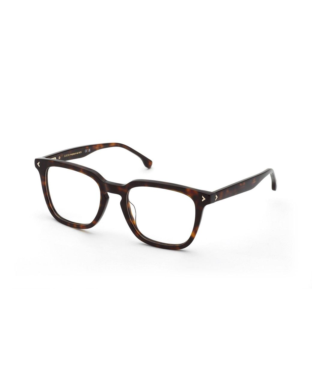 Lozza Black Vl4370 Arezzo 1 714 Optical Frames Acetate Squared for men