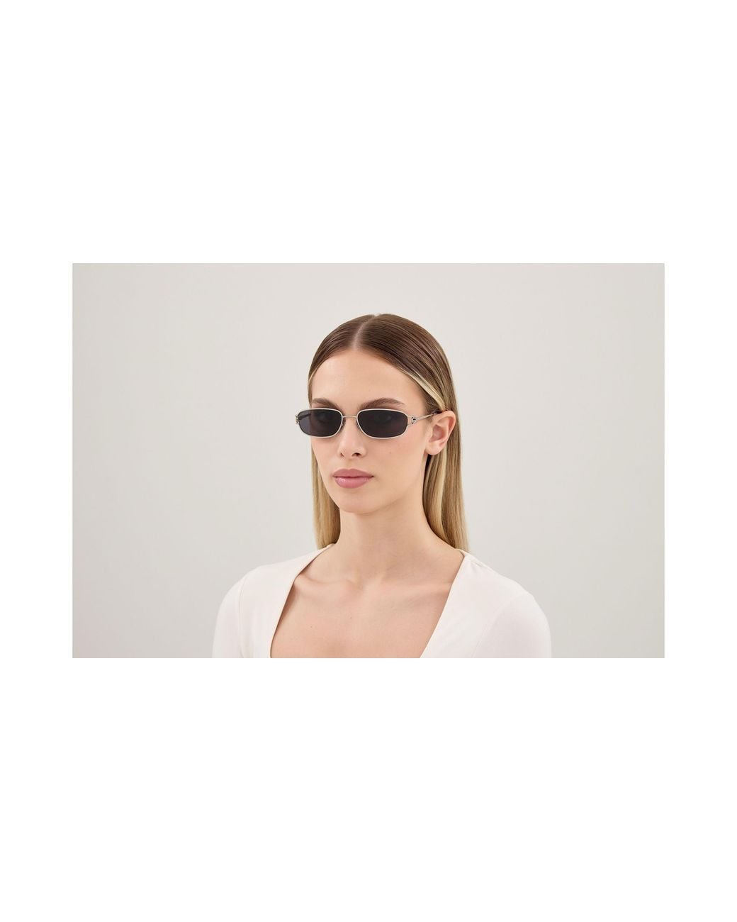 Gucci Black Gg2232S 001 Sunglasses Metal Squared