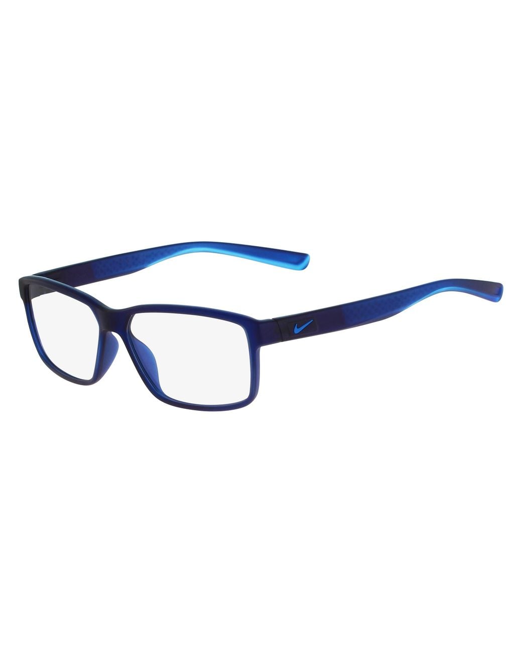 Nike Black 7092 405 Optical Frames Injected Squared Normal Photochromatic for men