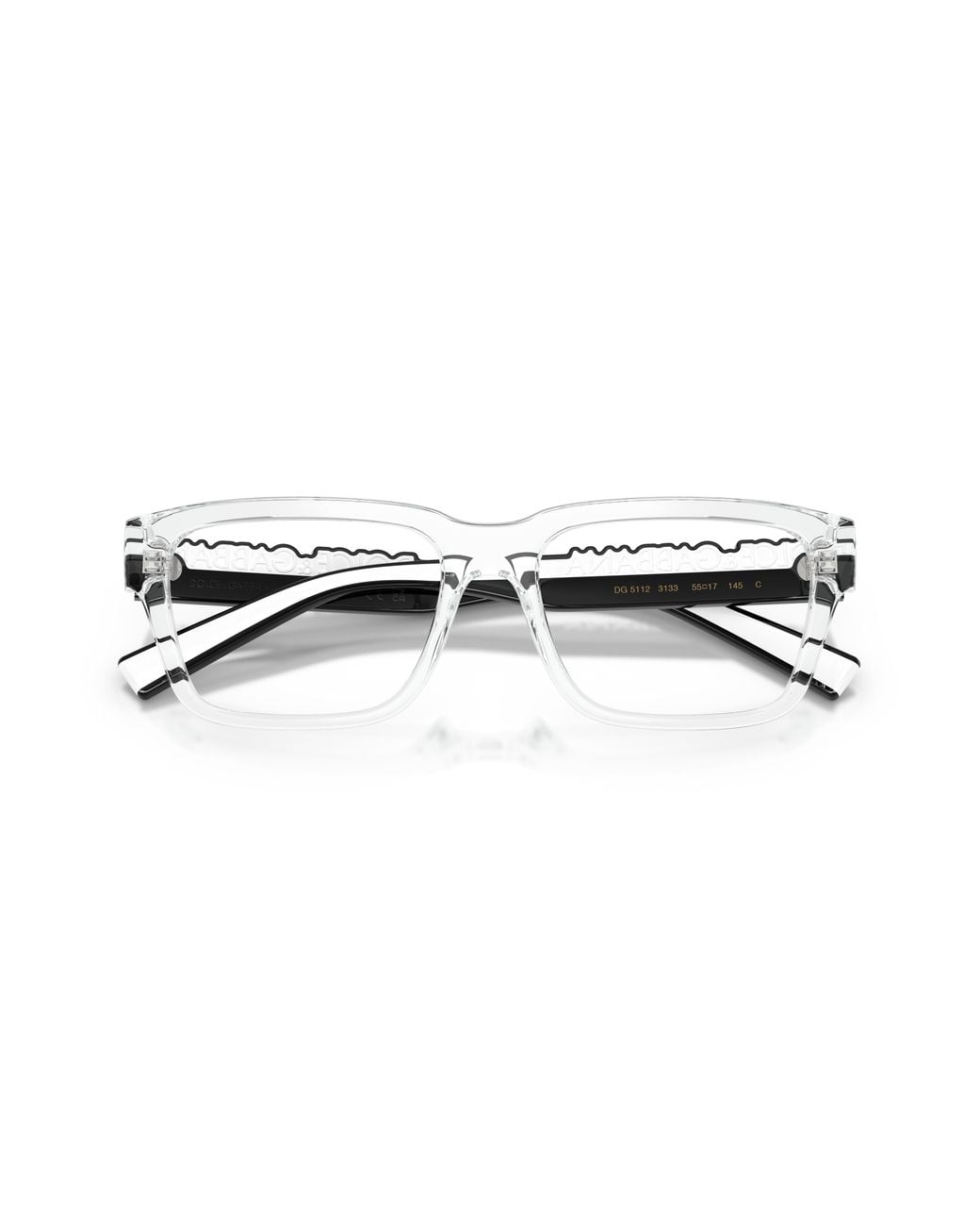 Dolce & Gabbana Black Dg5112 Clear Frames
