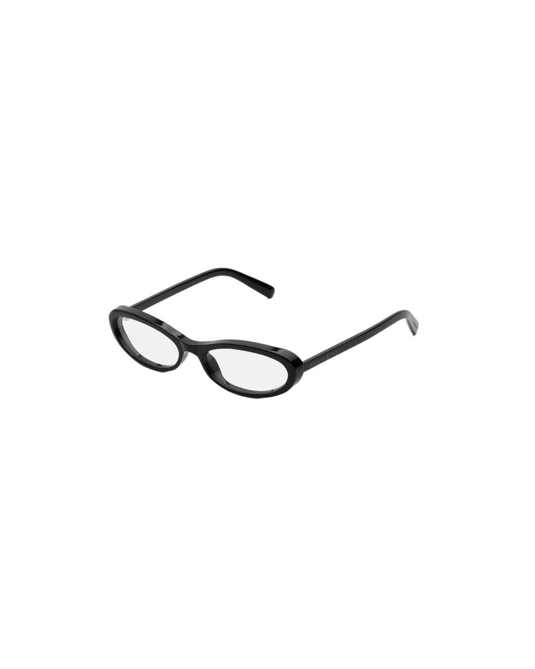 MM6 by Maison Margiela Black 6Yd Lunettes 25 Optical Optical Frames Acetato Trasparente Cat Eye