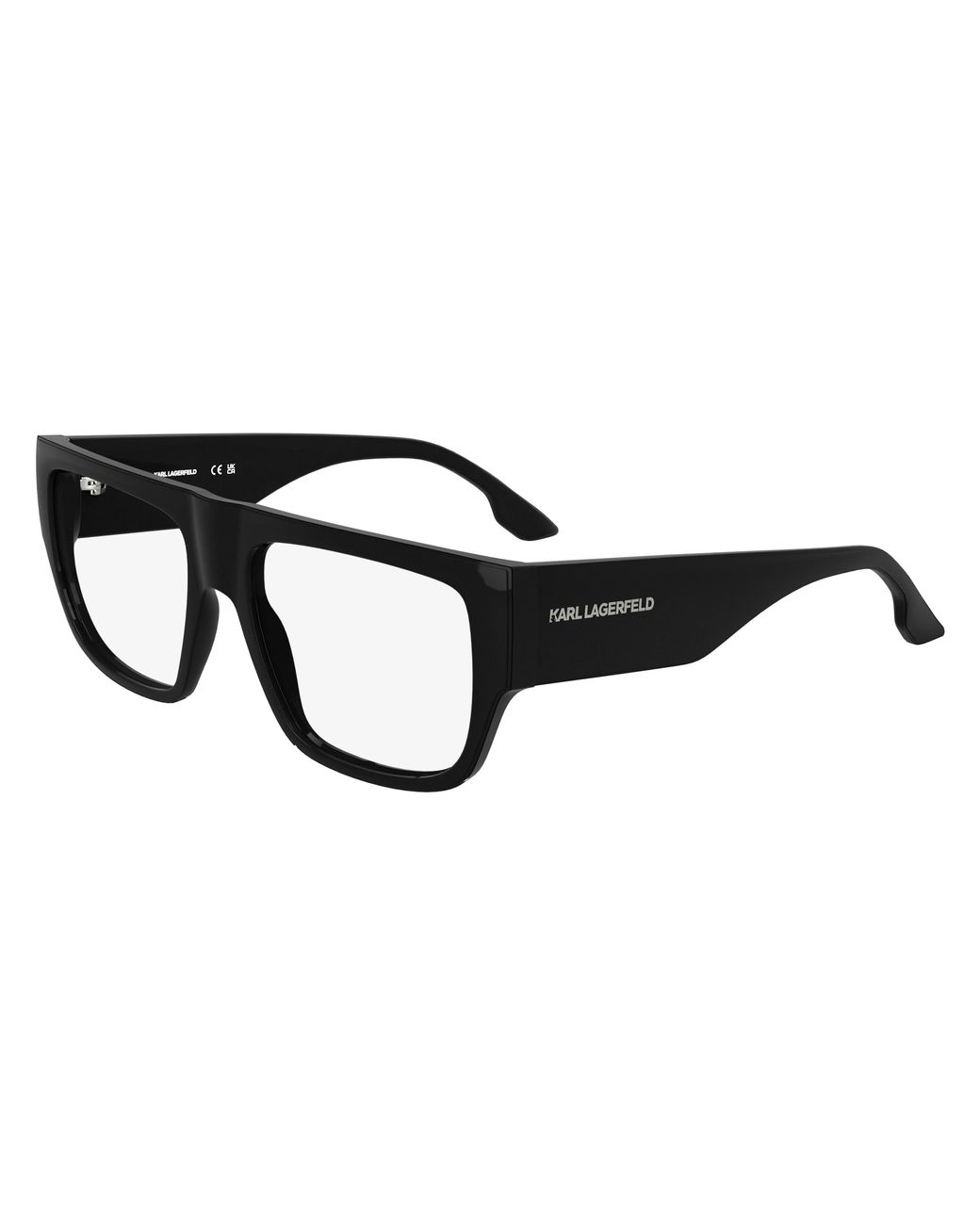 Karl Lagerfeld Black Kl6198 001 Optical Frames Injected Pilot Normal for men