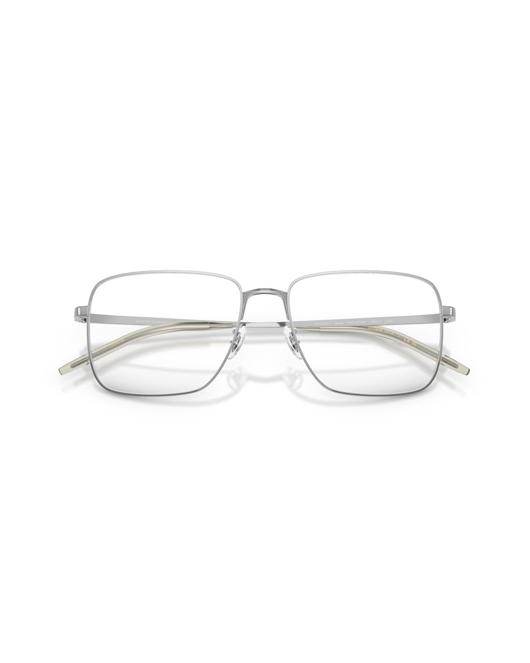 Oliver Peoples Black Ov1374T Welston 5036 Optical Frames Titanium Transparent Squared Normal