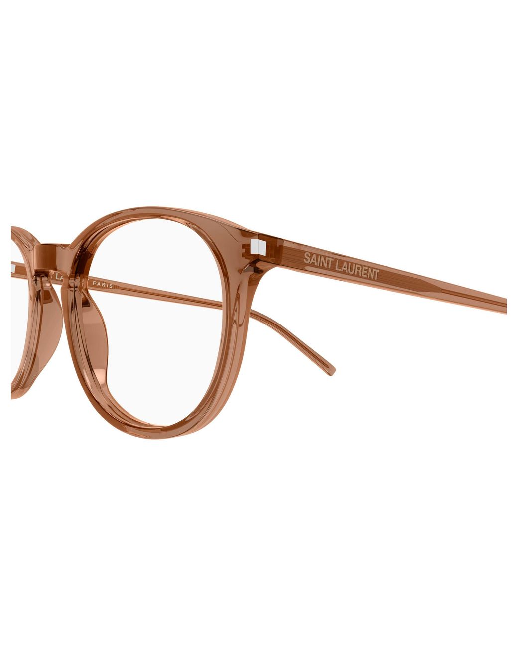 Saint Laurent Black Sl 106 027 Optical Frames Acetate Transparent Round