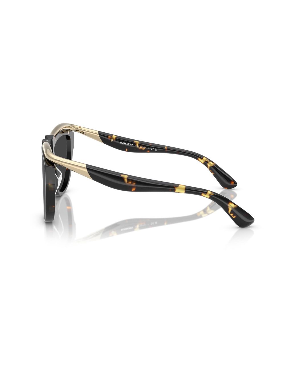 Burberry Black Be3162U 13546G Sunglasses Metal Pilot Mirrored