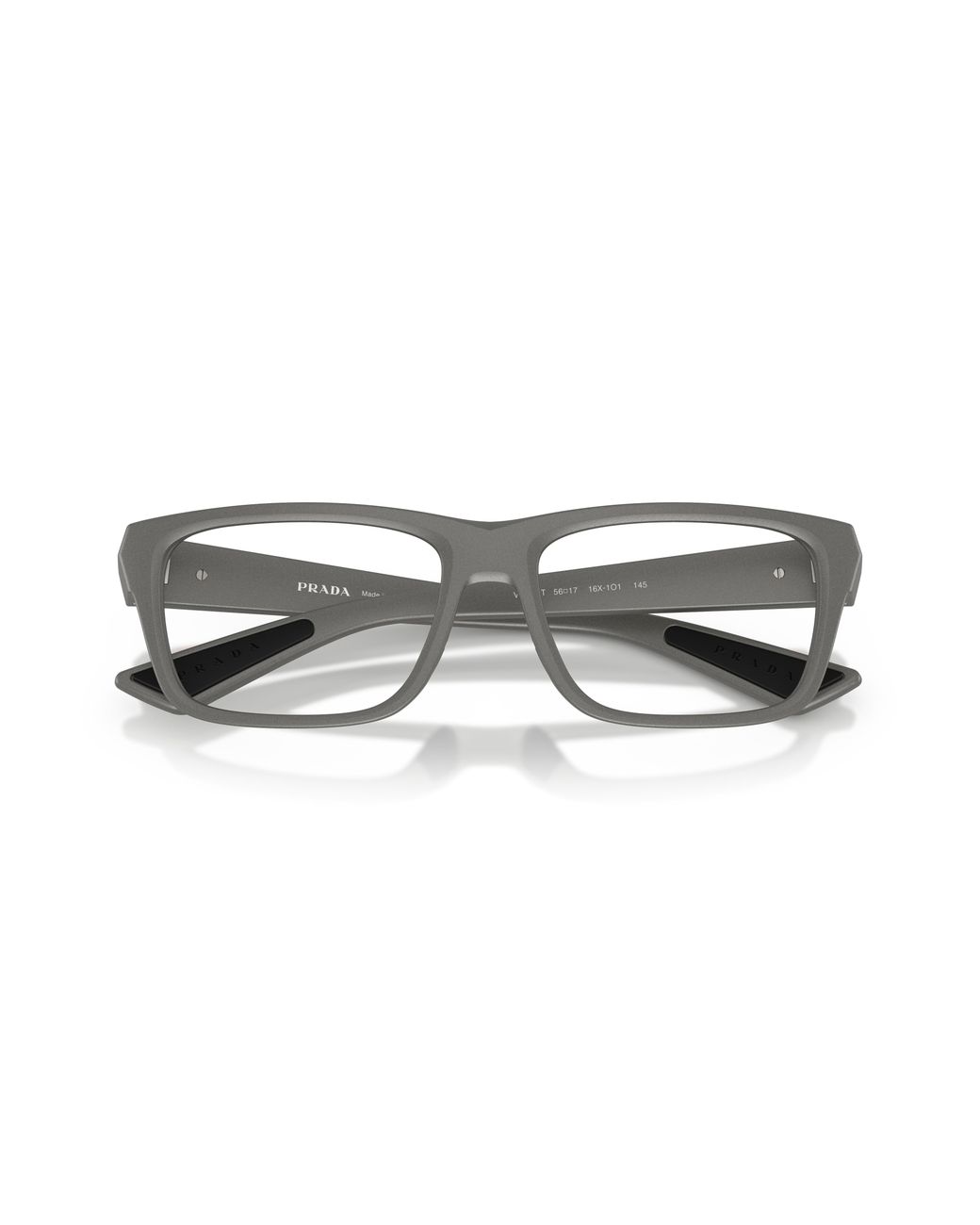 Prada Linea Rossa Black Ps 02Tv 16X1O1 Optical Frames Injected Transparent Pillow Normal for men