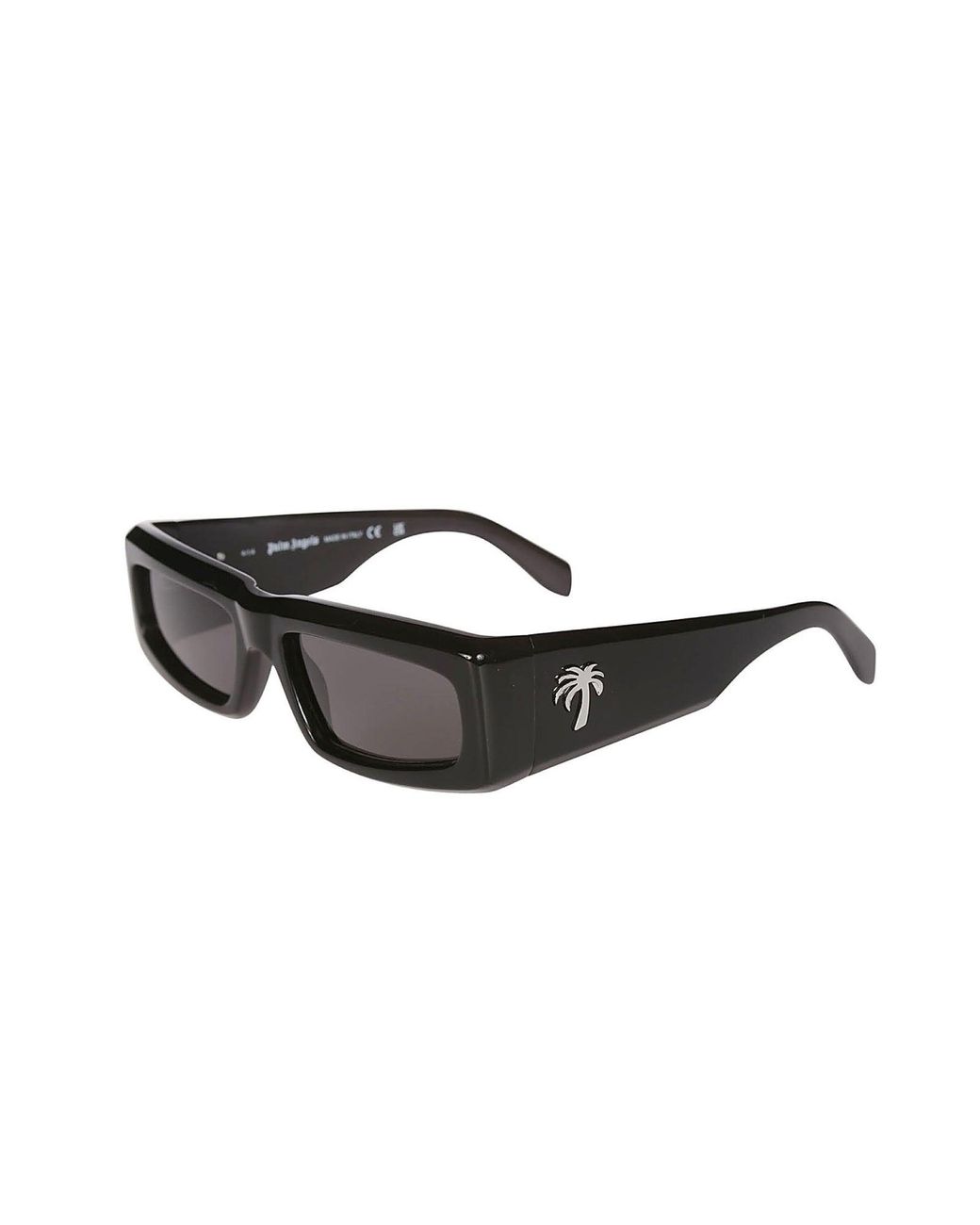 Palm Angels Black Peri055 Yreka 1007 Sunglasses Acetate Squared Normal