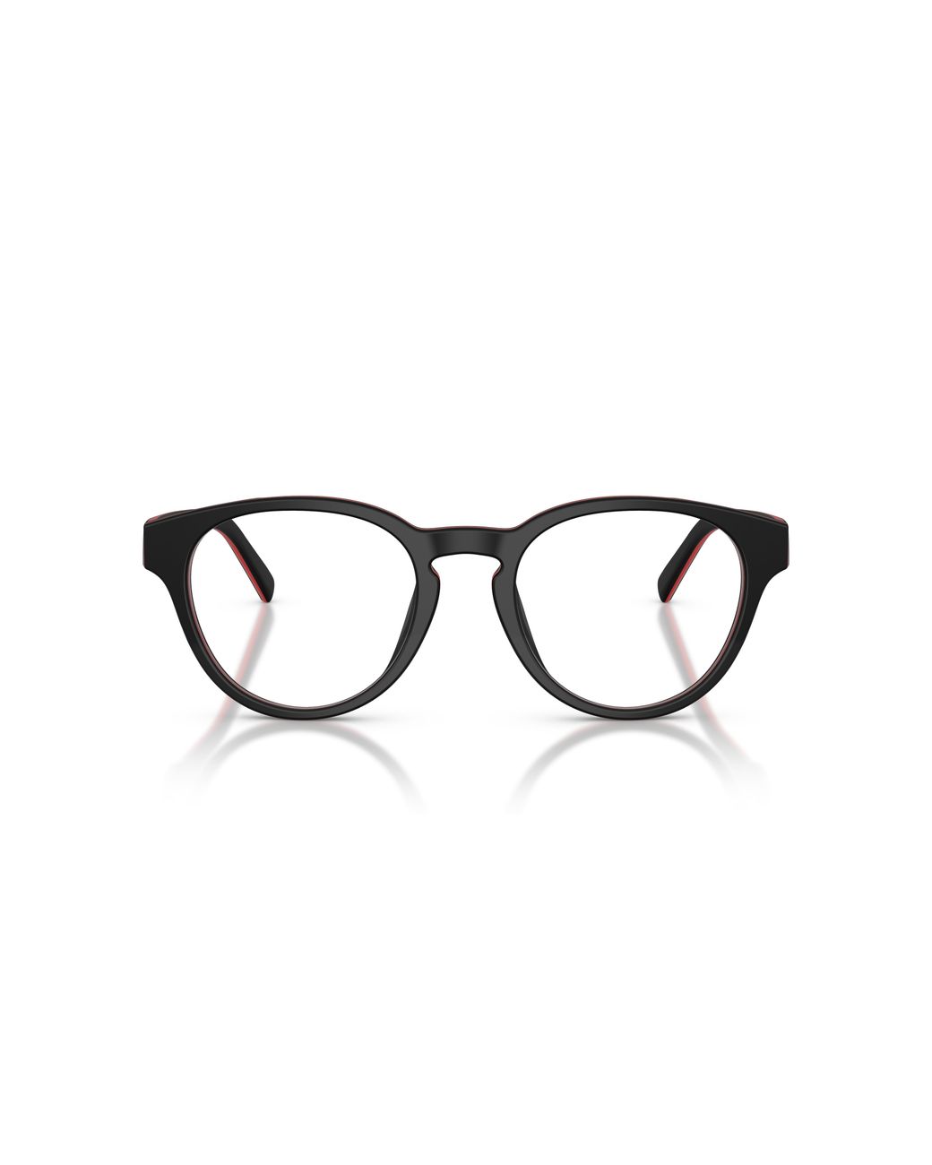 FERRARI SCUDERIA Black Fz8022U 744 Optical Frames Acetate Round Normal for men