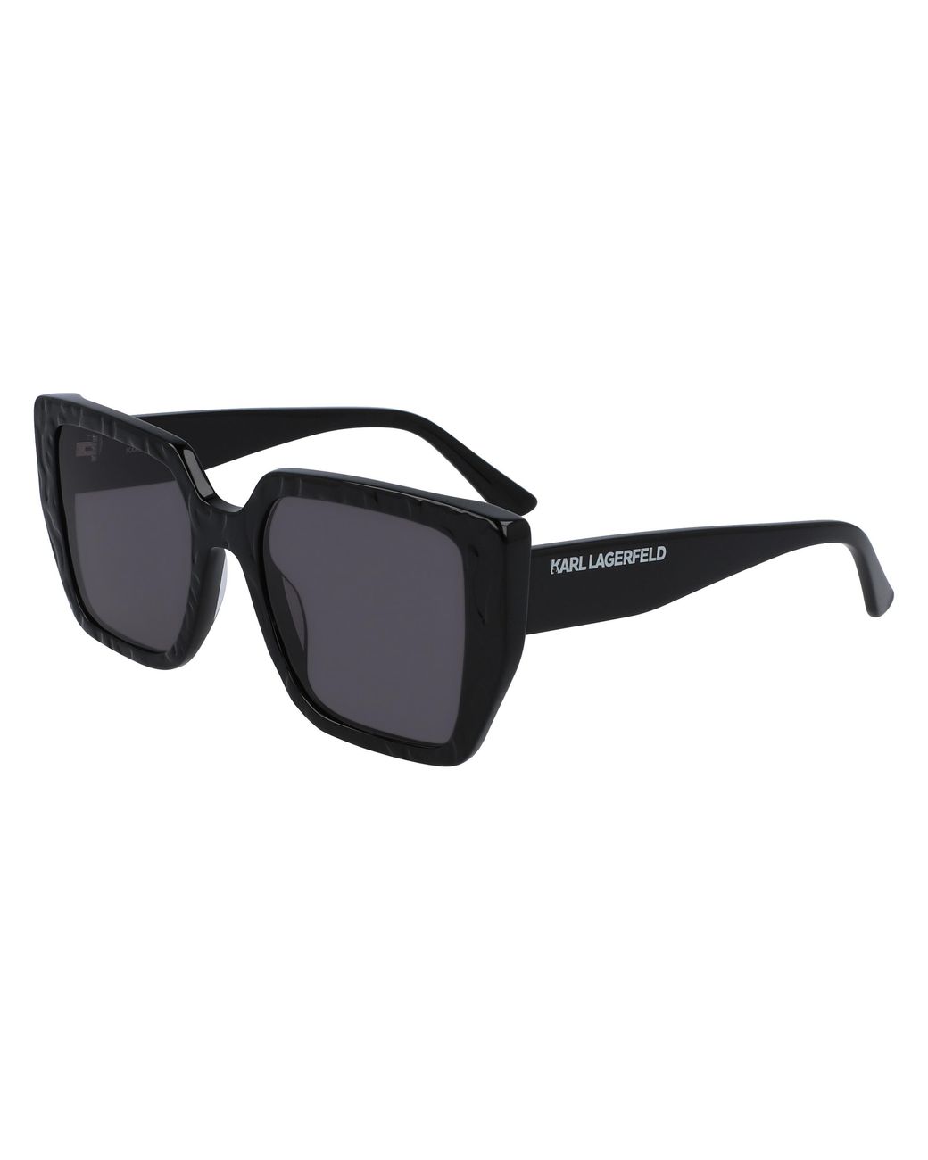 Karl Lagerfeld Black Kl6036S 007 Sunglasses Acetate Squared Normal