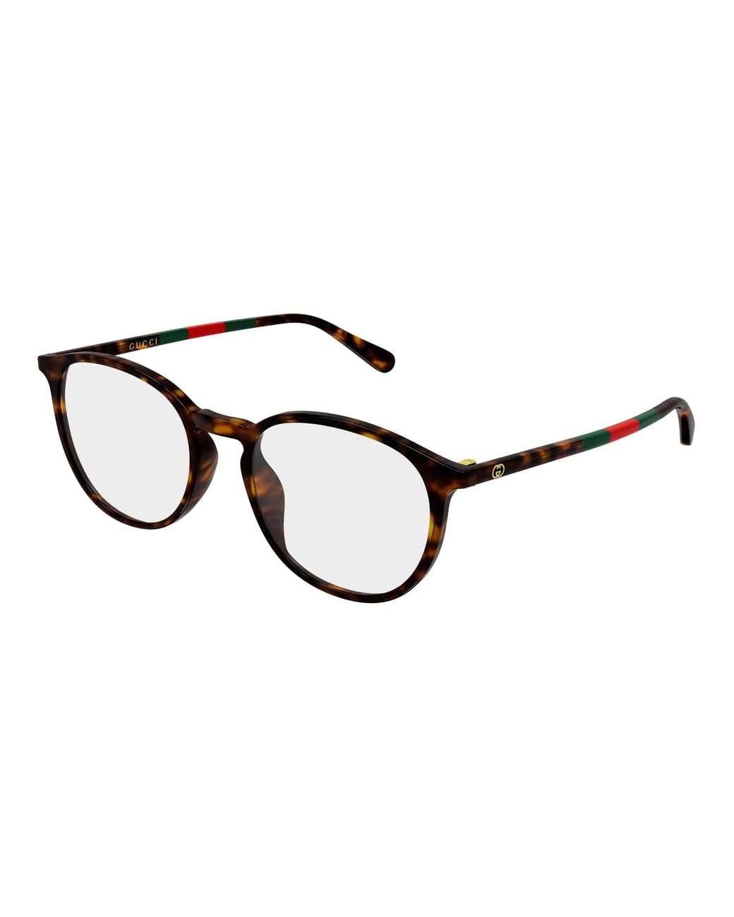 Gucci Black Gg2266Oa 002 Montature Da Vista Acetato Trasparente Rotonda