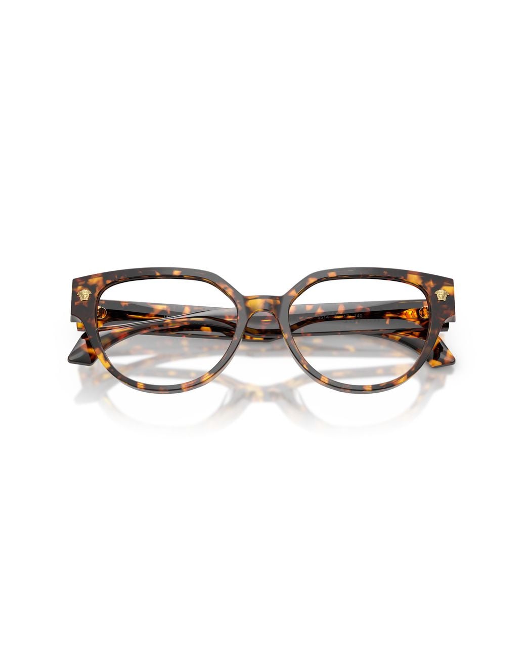Versace Black Ve3394D 5514 Optical Frames Acetate Transparent Cat Eye Normal