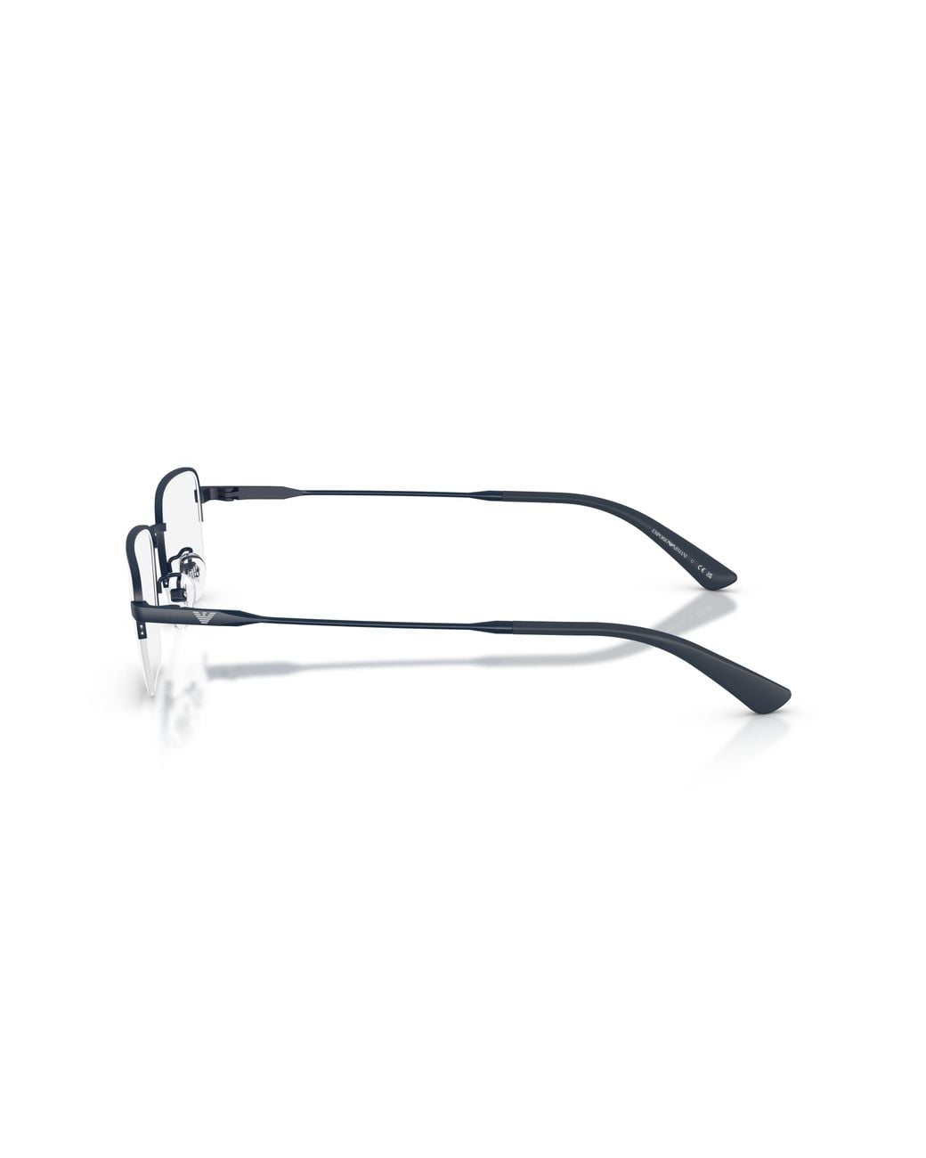 Emporio Armani Black Ea1193Td 3018 Optical Frames Titanium Transparent Squared Normal for men