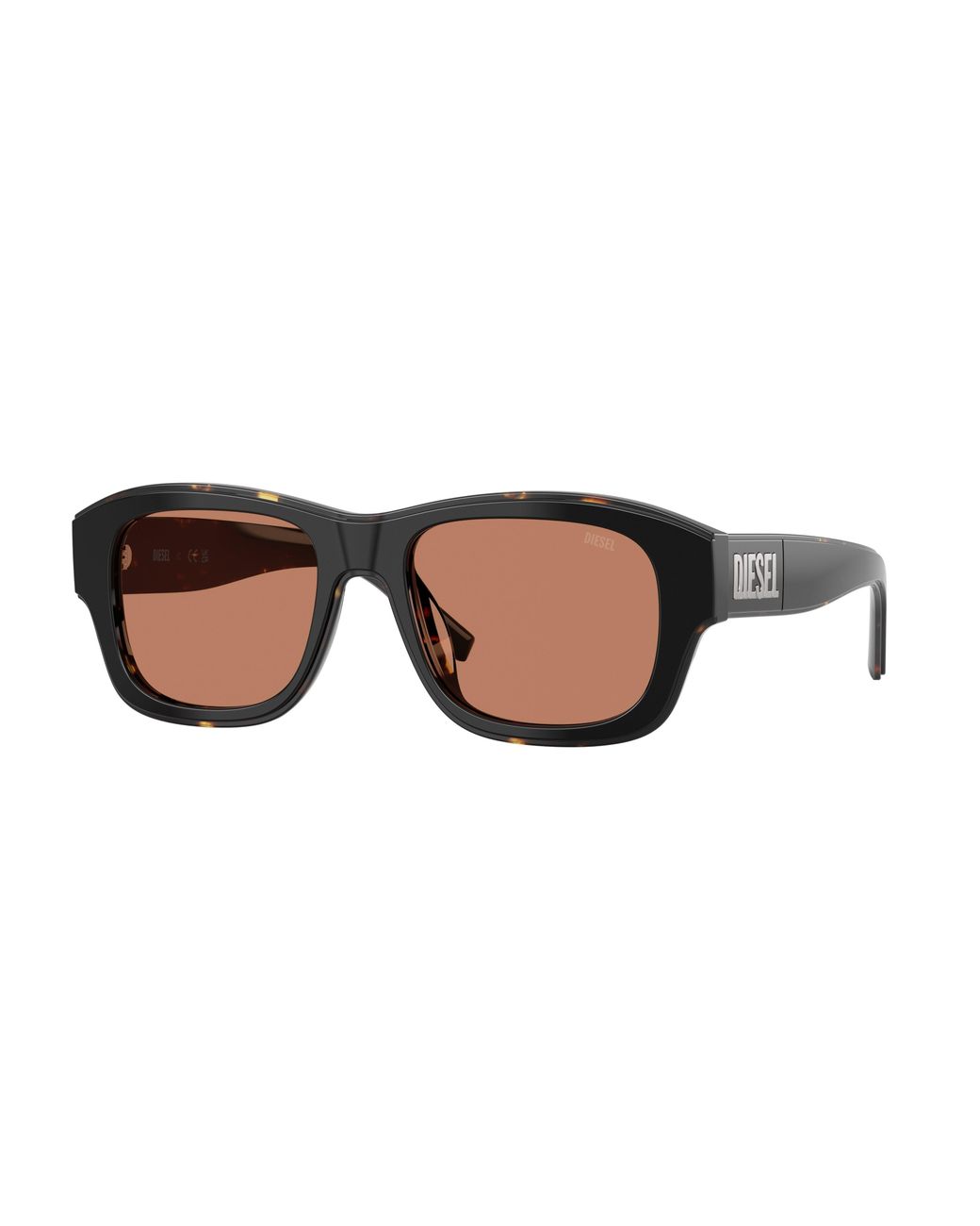 DIESEL Black Dl2020U 207173 Sunglasses Acetate Squared Normal