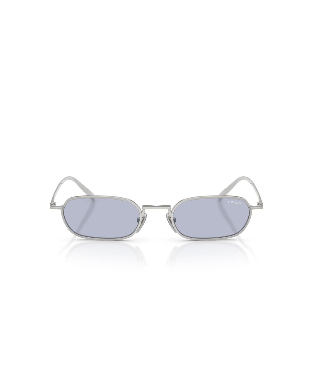 Prada Black Pr D58S 1Bc30X Sunglasses Metal Round Normal