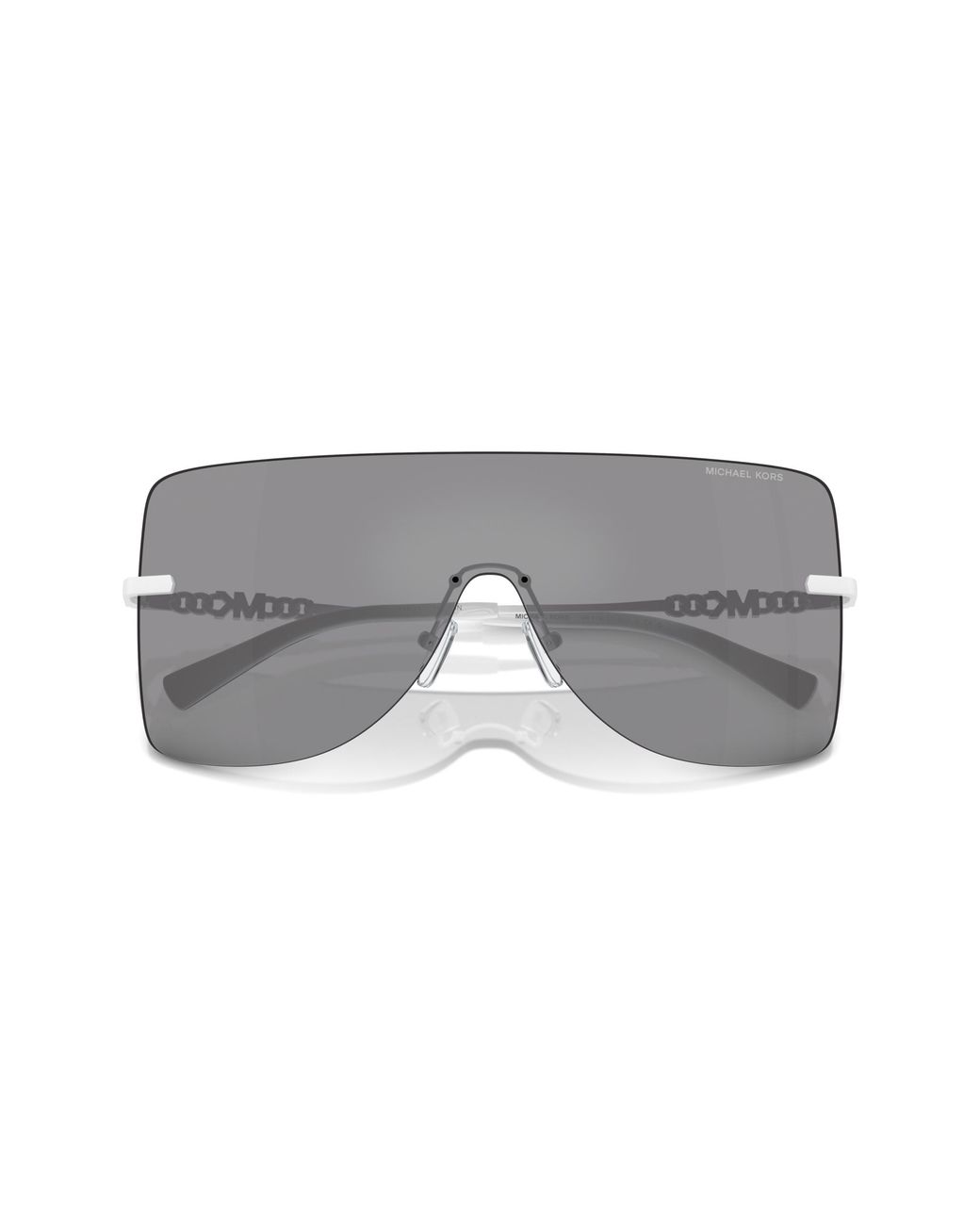 Michael Kors Black Mk1148 London 1887/1 Sunglasses Metal Squared Mirrored Mirror