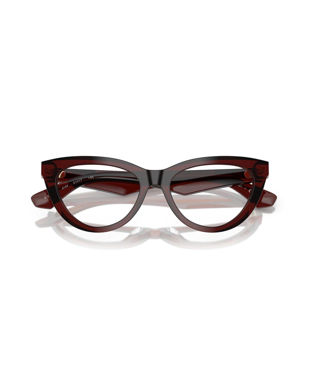 Burberry Black Be2418U 4144 Optical Frames Acetate Cat Eye Normal