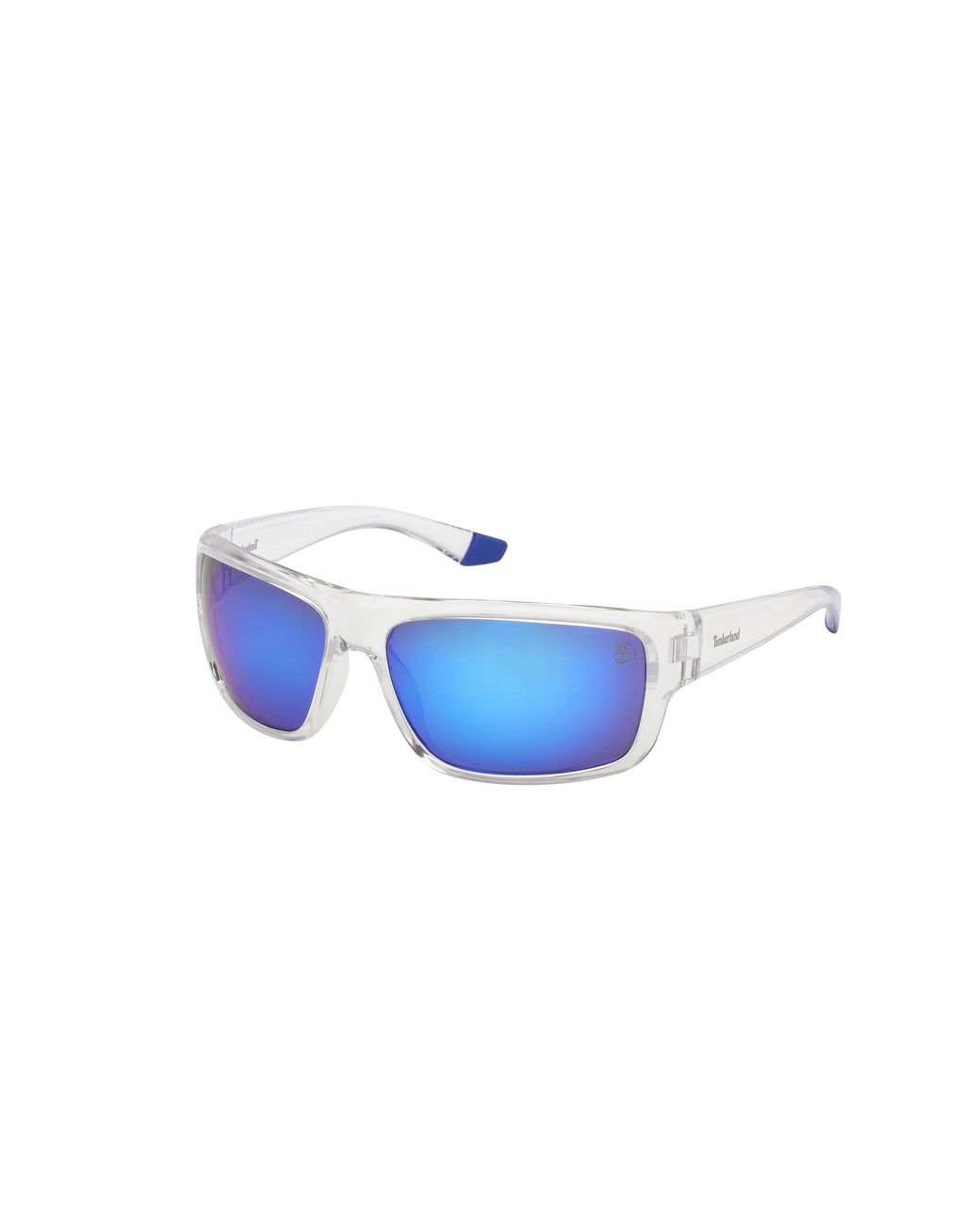 Timberland Blue Tb00067 26D Sunglasses Injected Smoke Squared Polarized for men