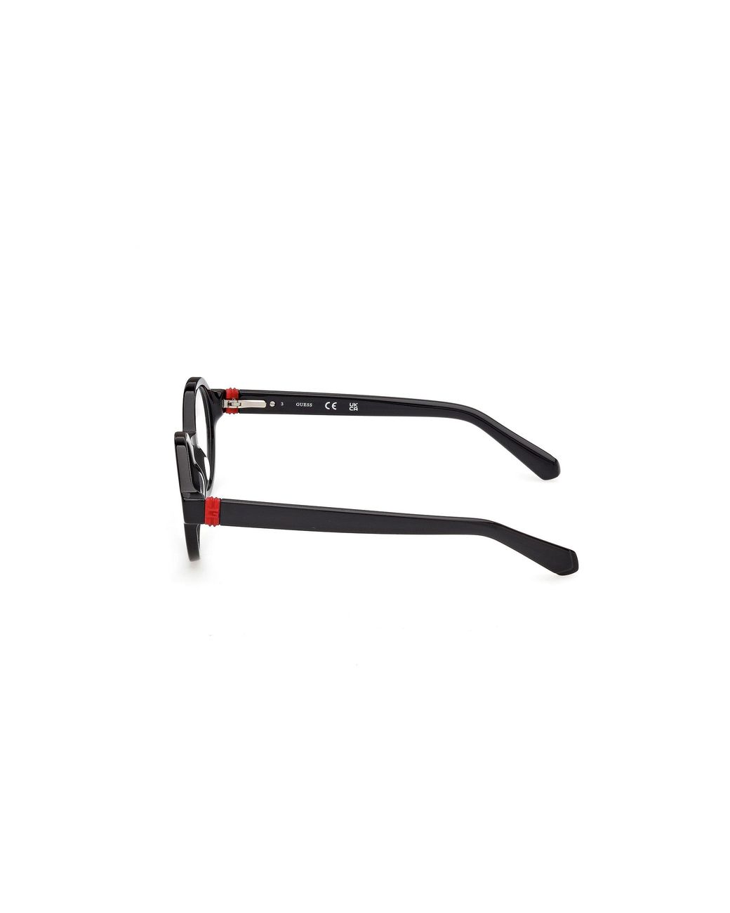 Guess Black Gu50394 1 Optical Frames Acetate Round Normal