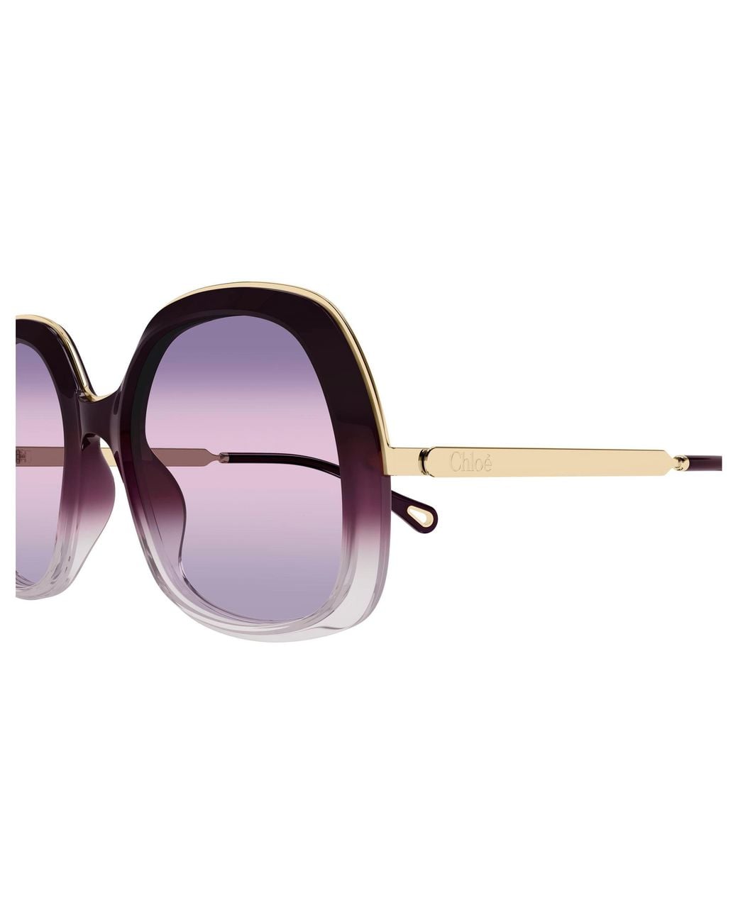 Chloé Black Ch0327S 004 Sunglasses Acetate Squared Sfumato