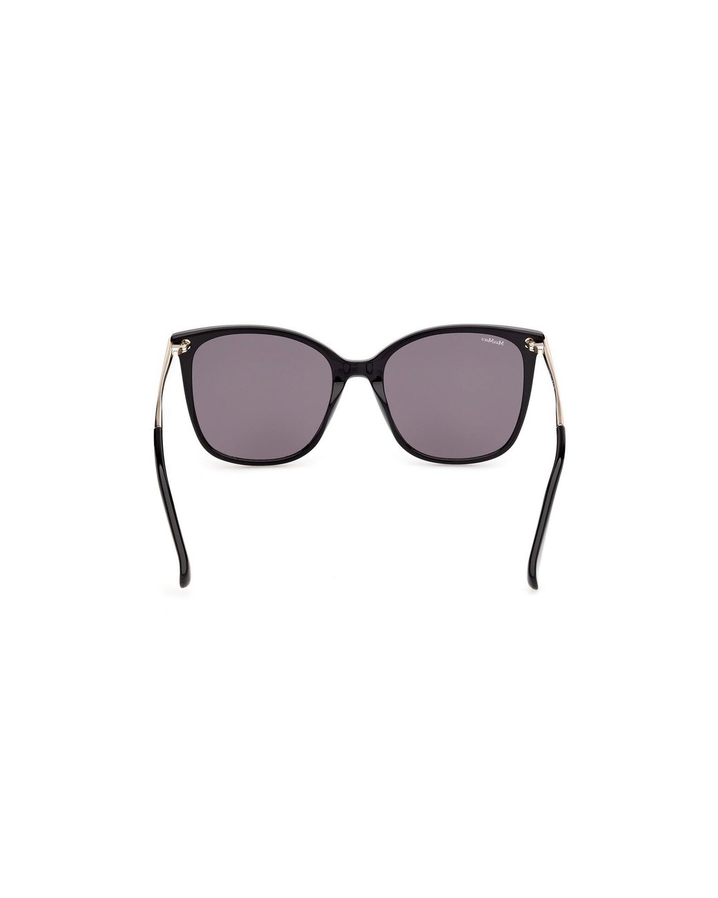 Max Mara Black Mm0202 01A Sunglasses Smoke Squared Normal