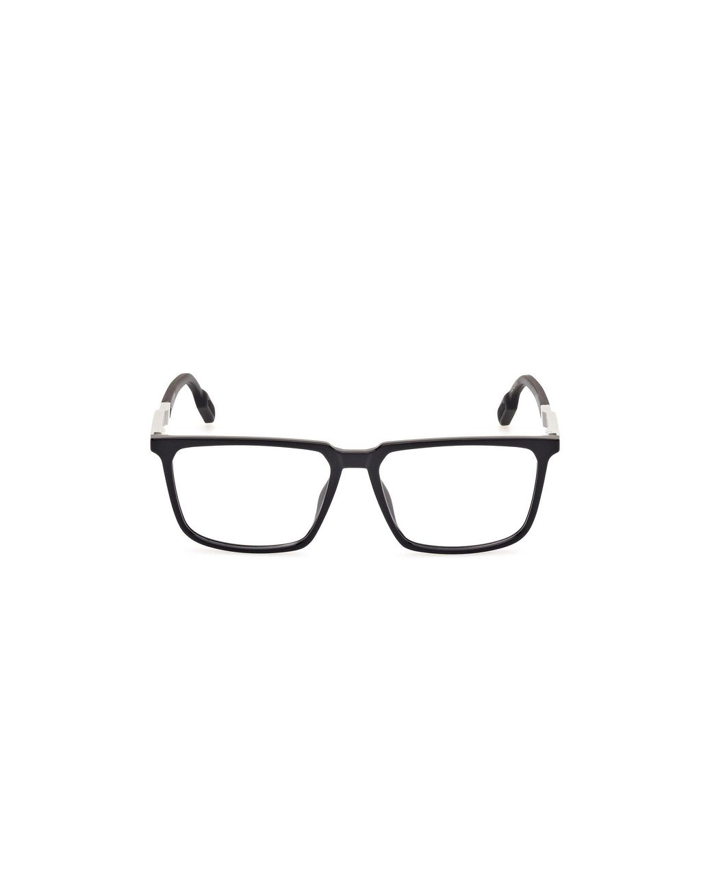 Adidas Originals Black Sp5071 001 Optical Frames Injected Geometric Normal for men
