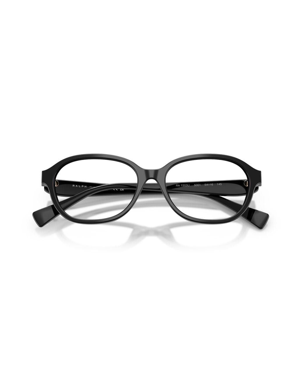 Ralph Lauren Black Ra7203U 5001 Optical Frames Acetate Transparent Pillow Normal