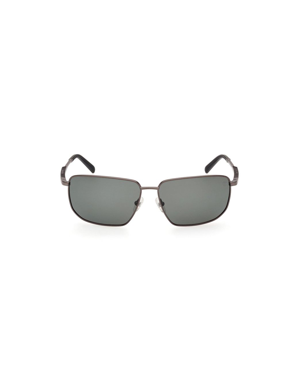 Timberland Black Tb00010 07R Sunglasses Metal Squared Polarized for men