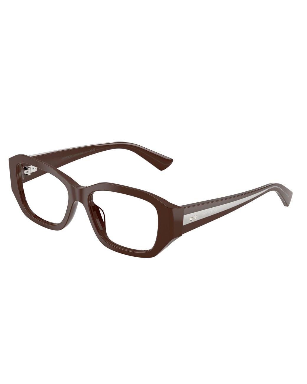 Jimmy Choo Black Jc3065Bu 5120 Optical Frames Acetate Transparent Geometric Normal