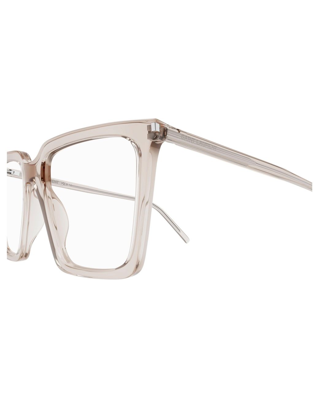 Saint Laurent Black Sl 474 Opt 003 Optical Frames Acetate Transparent Butterfly